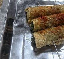 Tofu Skin with Cilantro Roll