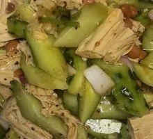 Cucumber and Tofu Skin Salad