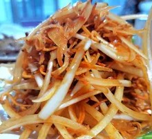 Scallion and Silver Fish Salad