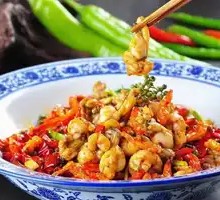 Spicy Frog Legs in Dry Pot