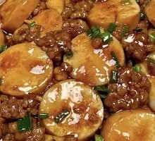 Minced Pork with Japanese Tofu