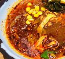 Spicy and Sour Rice Noodle Soup