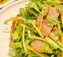 Mountain Celery with Bitter Intestine Salad