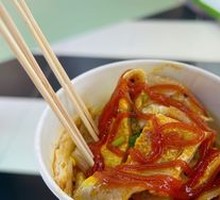 Classic One Sausage One Egg Grilled Cold Noodles