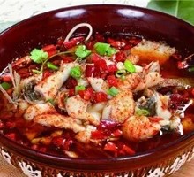 Sichuan Boiled Fish in Clay Pot