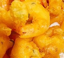 Fried Shrimp with Green Onion