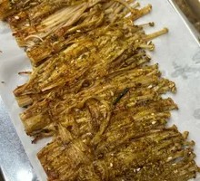 Grilled Enoki Mushrooms