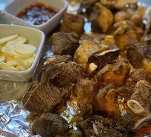 Grilled Salt-Roasted Lamb Ribs