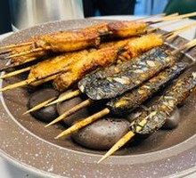 Grilled Squid Intestine