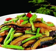 Eggplant and Green Beans Stir-fry