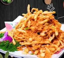 Sesame Seed Mushroom with Meat Floss