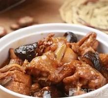 Braised Chicken with Mushrooms