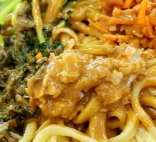 Toona Sinensis and Sesame Sauce Cold Noodles