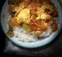 Tomato and Egg Fried Rice