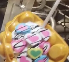 Cotton Candy Egg Puff