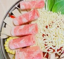 Cute Cheese Rice Cake Hot Pot