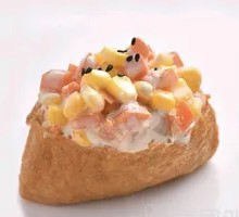 Salad Corn Tofu Skin Rice Roll