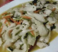 Stir-fried Fish Strips