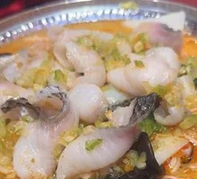 Fish Slices with Fresh Vegetables from Kaili