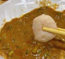 Salted Egg Yolk Shrimp Balls