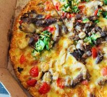 New Zealand Wagyu Mushroom Pizza