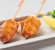 Sea Salt Grilled Chicken Wings Skewers