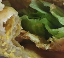 One Egg and Pork Tenderloin Pancake