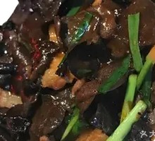 Laoshan Mushroom Stir-Fried with Pork