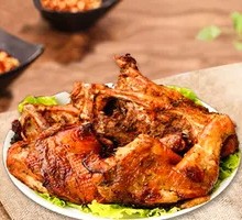 Torn Roasted Chicken Frame