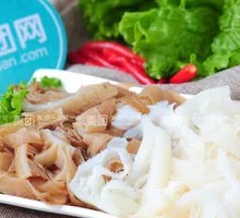 Beef Tripe and Pig's Intestine Platter