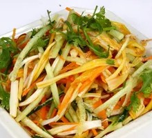 黄瓜拌金针菇