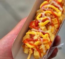 Potato Ham Cheese Hot Dog