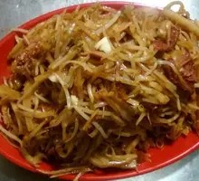 Donkey Meat Stir-Fried Pancake