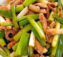 Scallion and Octopus Salad