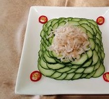 Shrimp Powder Mixed Cucumber Slices