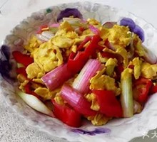 Scrambled Eggs with Green Onions