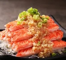 Steamed Crab Stick with Garlic and Vermicelli