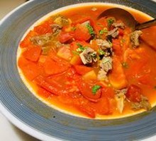 Tomato Stew with Beef Brisket