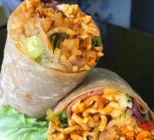 Spicy Chicken Noodle Wrap