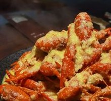 Golden Garlic Shrimp