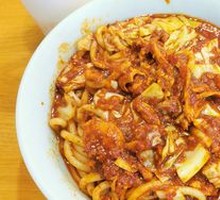 Sour Cabbage Chicken Fried Rice Noodles