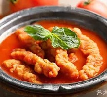 Tomato and Crispy Pork Skillet