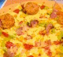 Avocado Shrimp Bacon Pizza