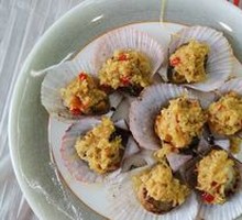 Steamed Scallops with Garlic