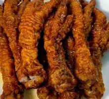 Braised Chicken Feet with Tiger Skin