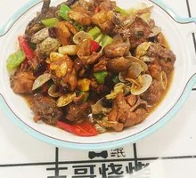 Clam Stir-Fry with Chicken