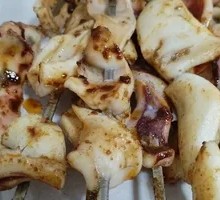 Grilled Squid Skewers