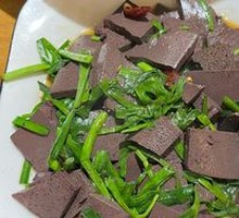 Stir-fried羊Blood