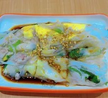 Egg and Pork Rice Noodle Roll
