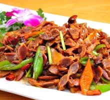 Spicy Stir-Fried Chicken Gizzards